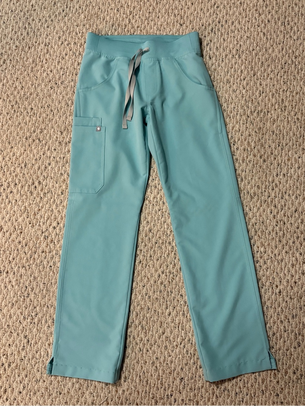 Figs Women’s Teal Drawstring Scrub Pants